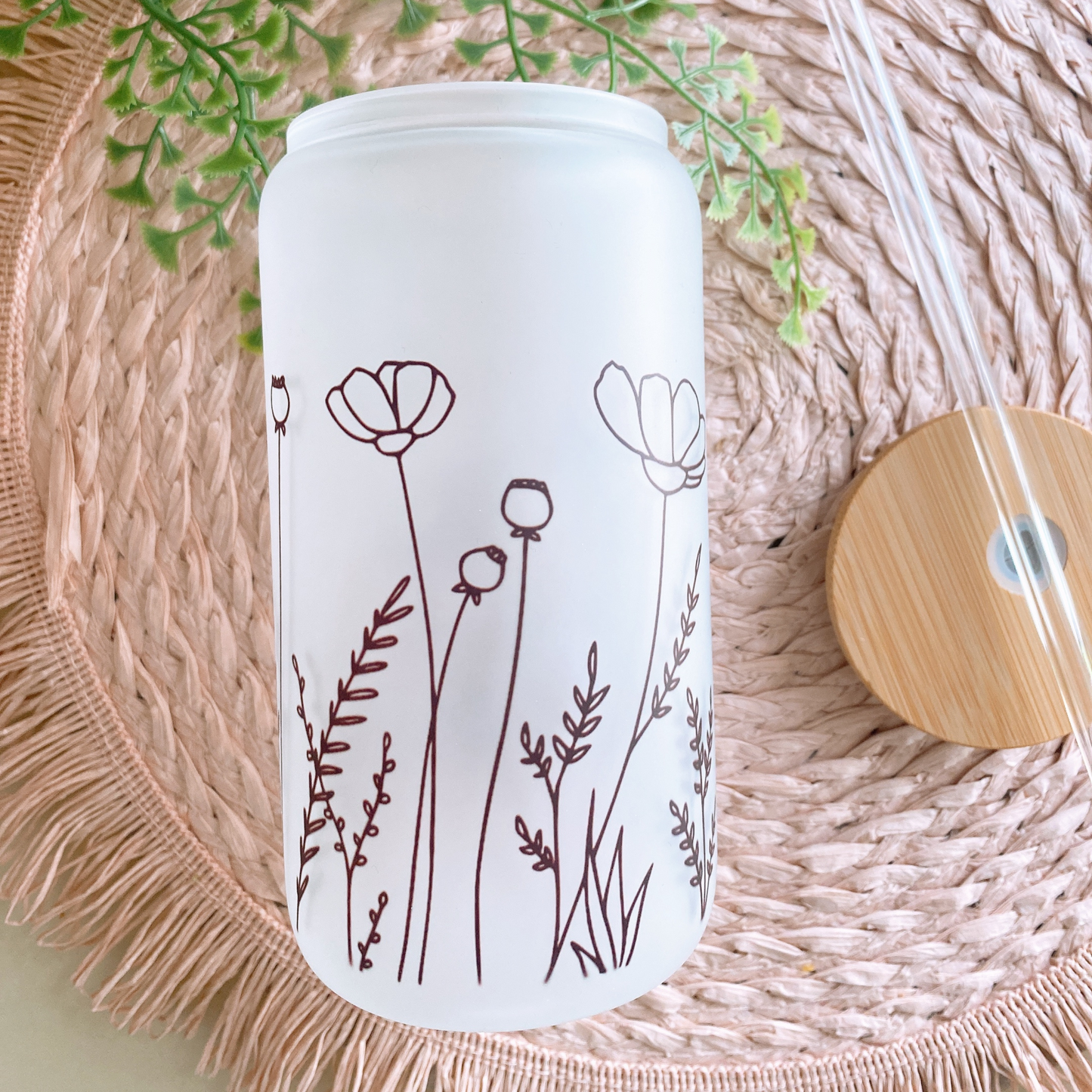 Wildflower print Tumbler