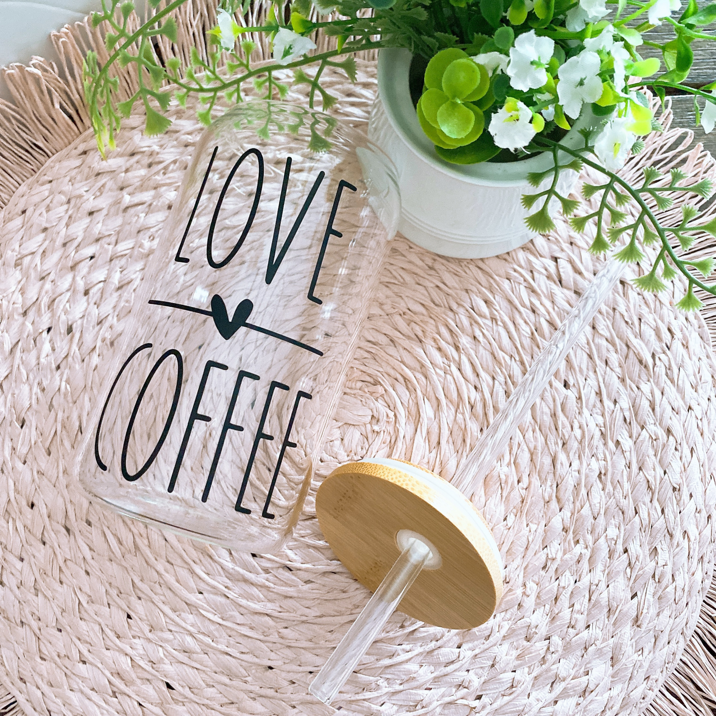 Love Coffee Decal Tumbler