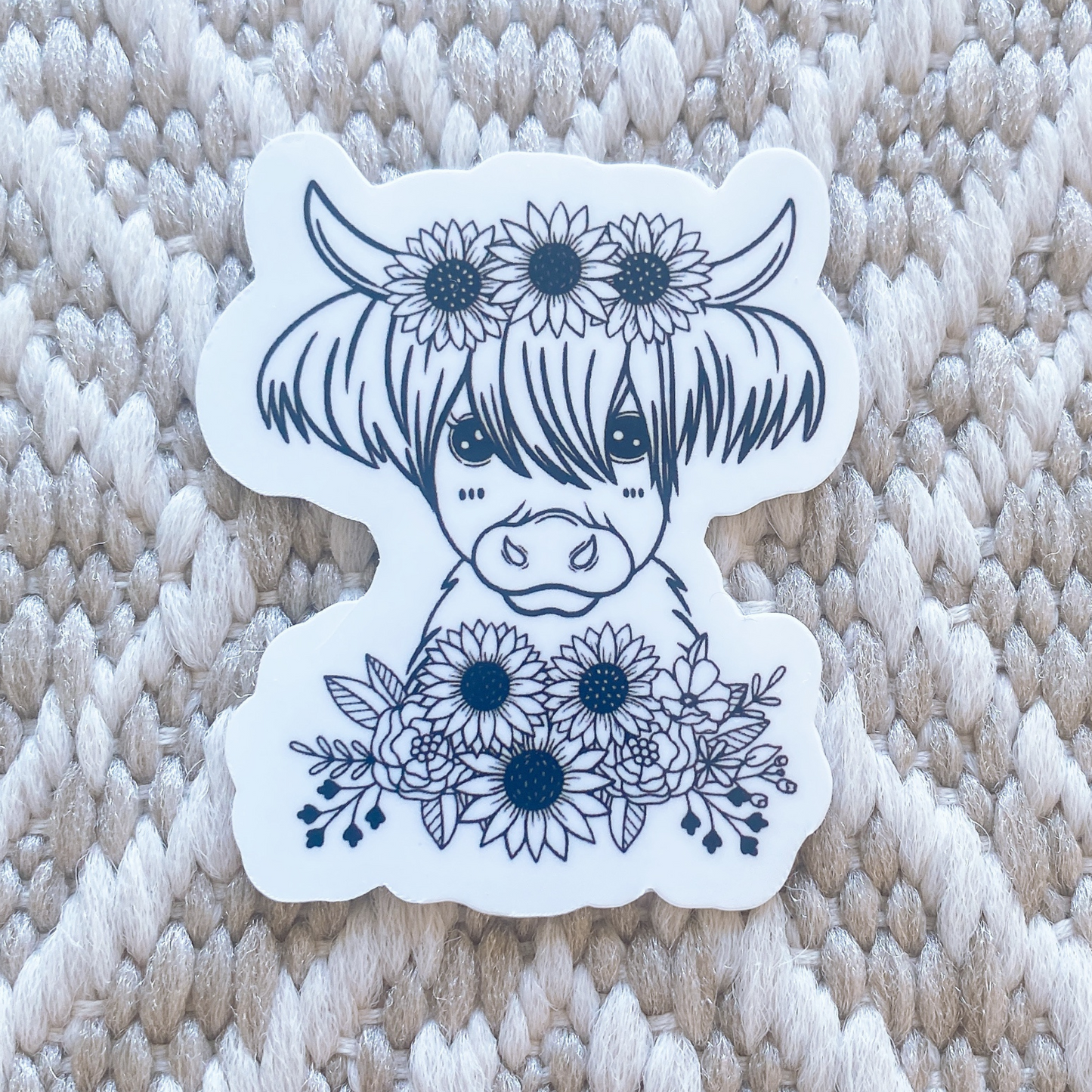 Highland Cow Sticker