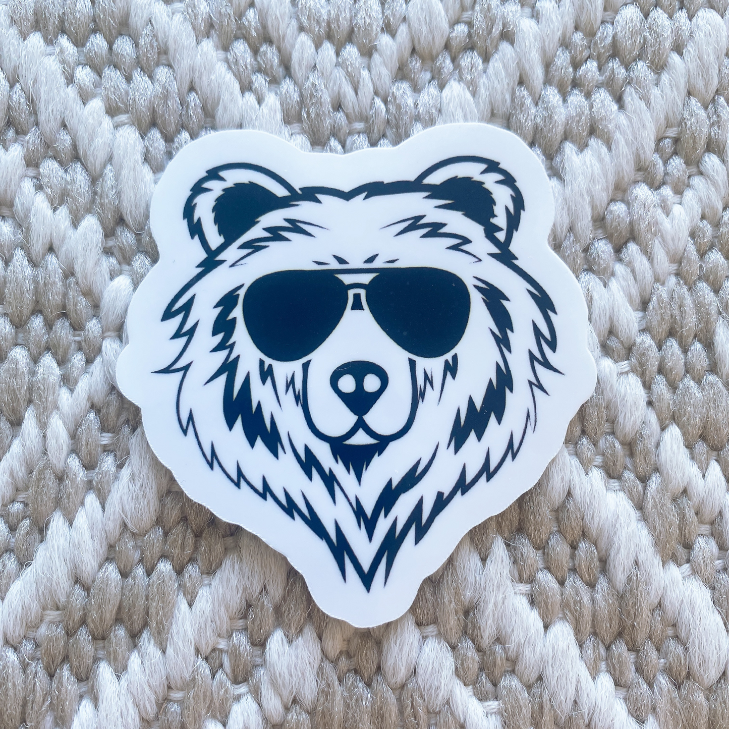 Bear & Sunglasses Sticker