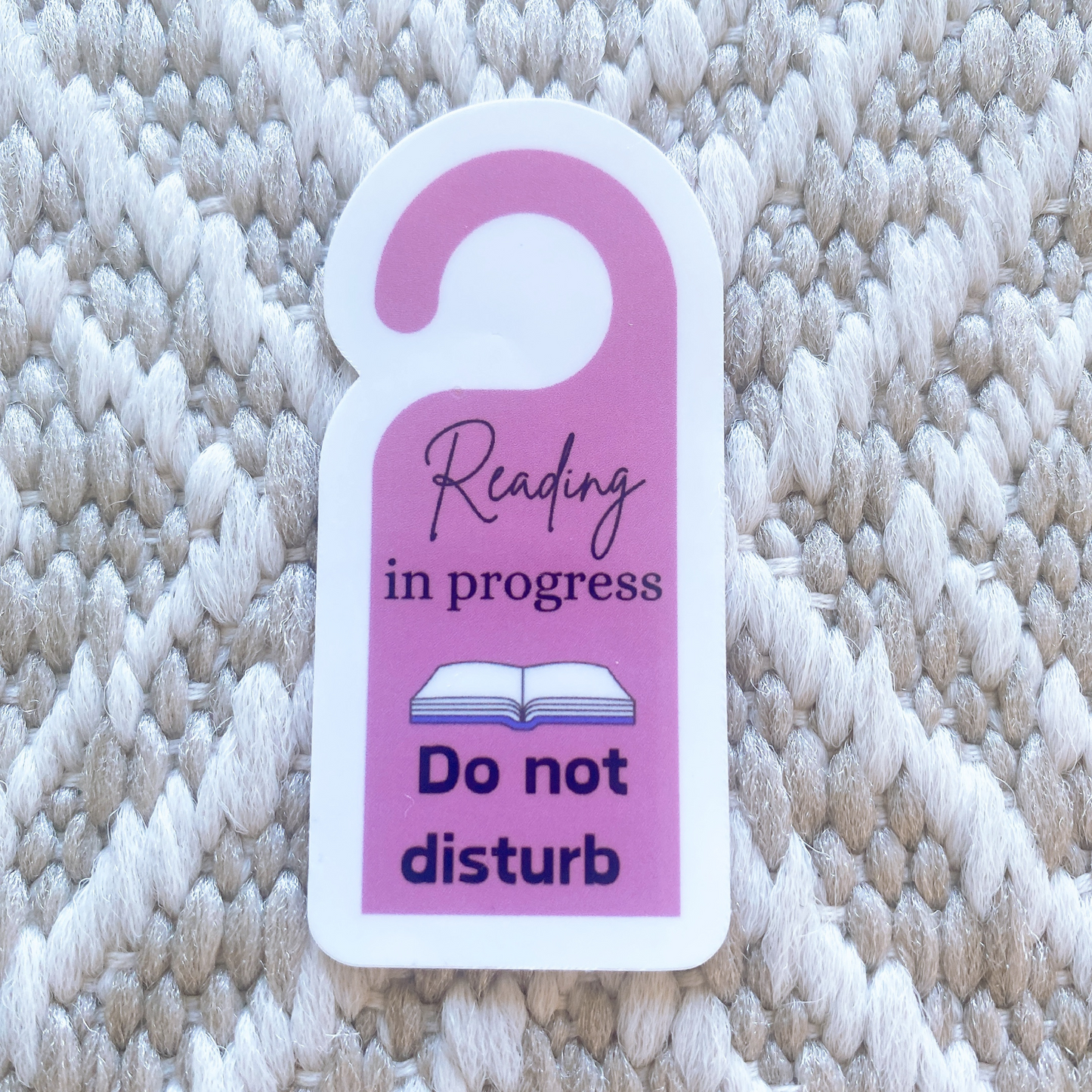 Reading In Progress Sticker