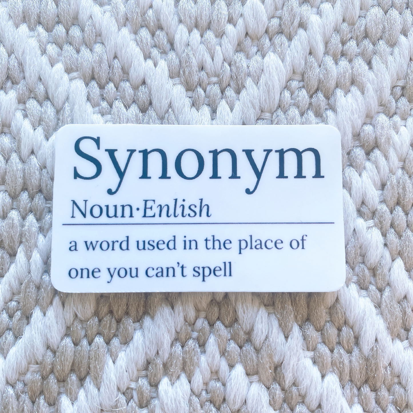Synonym Sticker