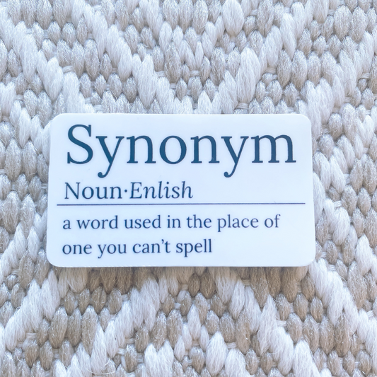Synonym Sticker