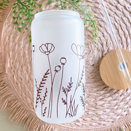 Wildflower print Tumbler
