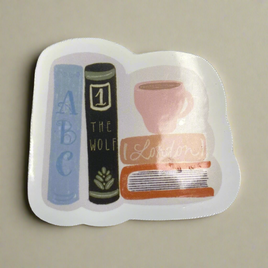 Coffee & Books Sticker